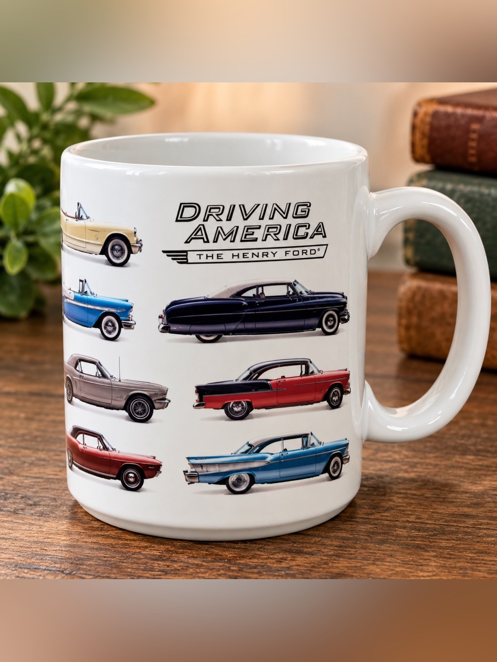 The Henry Ford Driving America Classic Cars 16 Oz Mug